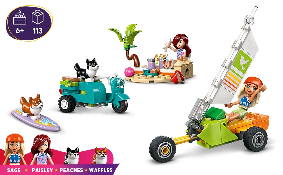 LEGO Surf- und Scooter-Spaß mit den Welpen 42641 Friends