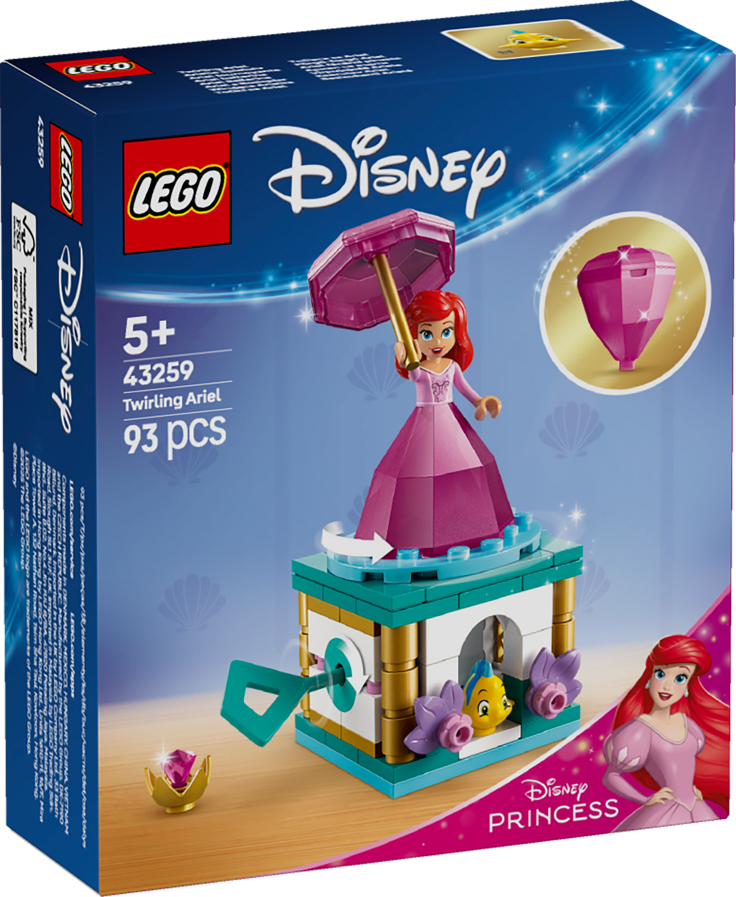 LEGO Spinning Ariel 43259 Disney