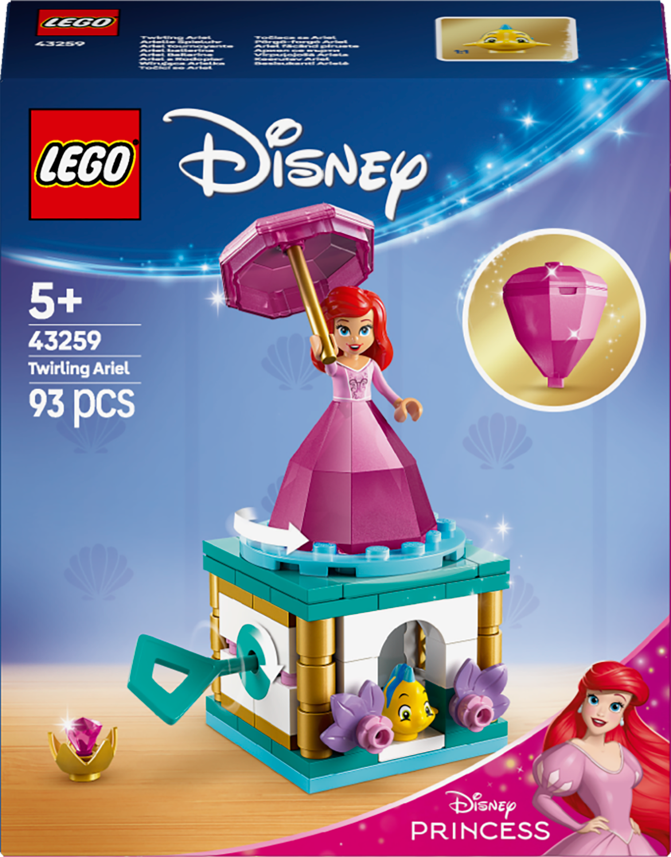 LEGO Spinning Ariel 43259 Disney