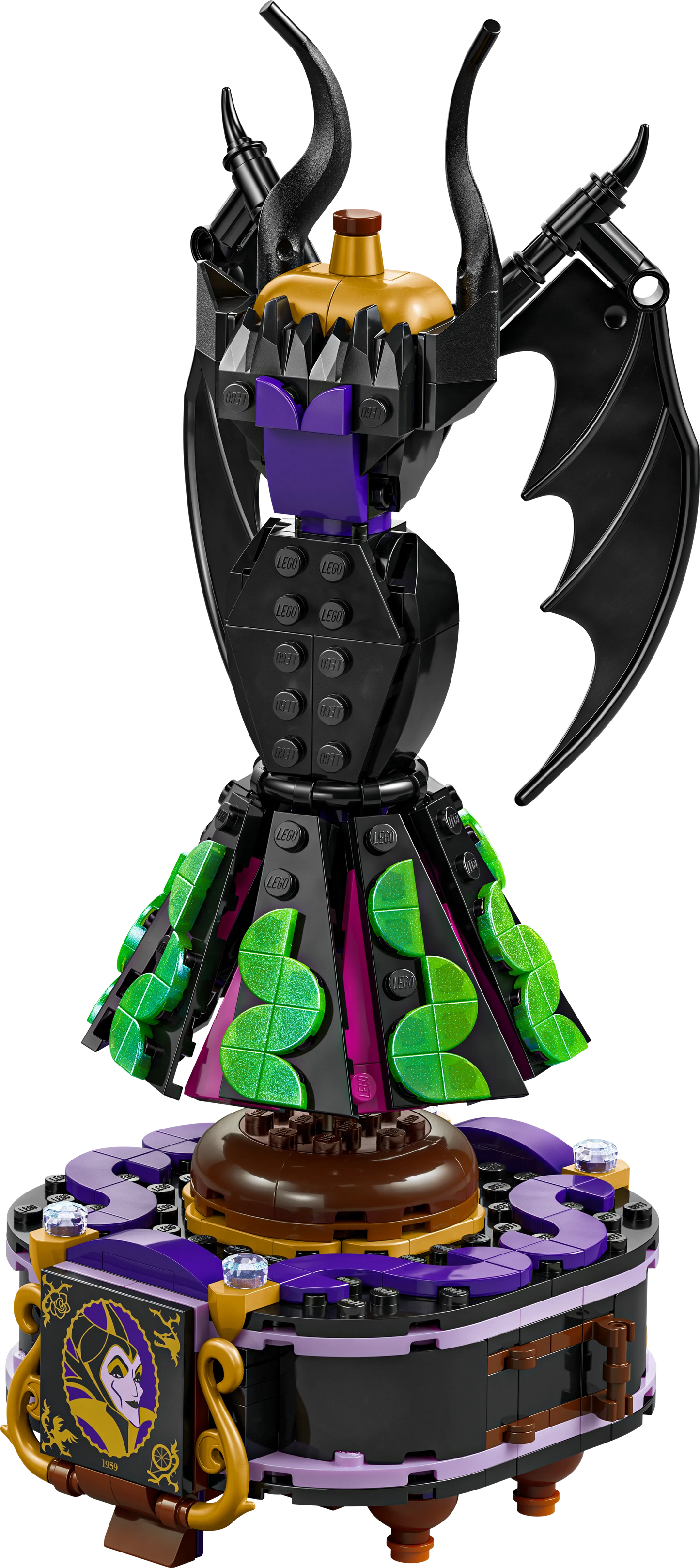 LEGO Maleficent and Cruella De Ville's dresses 43262 Disney