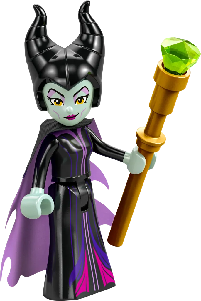 LEGO Maleficent and Cruella De Ville's dresses 43262 Disney