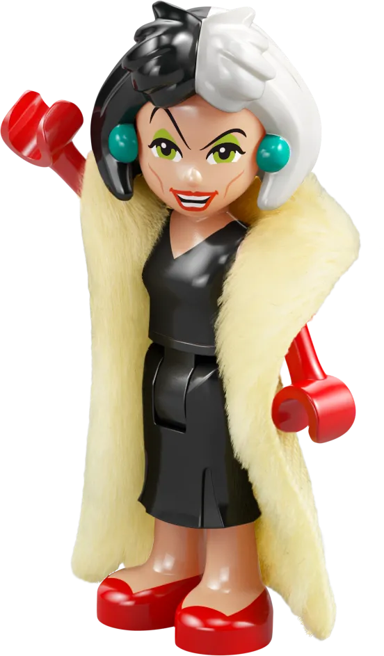 LEGO Maleficent and Cruella De Ville's dresses 43262 Disney