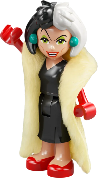 LEGO Maleficent and Cruella De Ville's dresses 43262 Disney