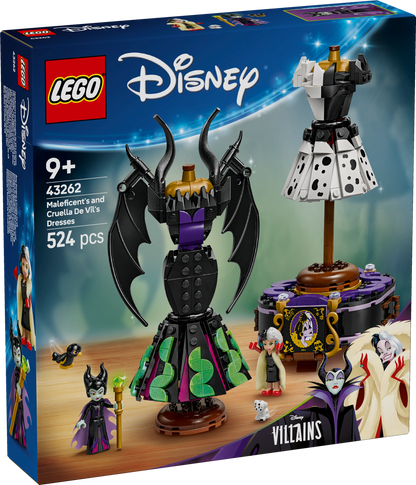 LEGO Maleficent and Cruella De Ville's dresses 43262 Disney
