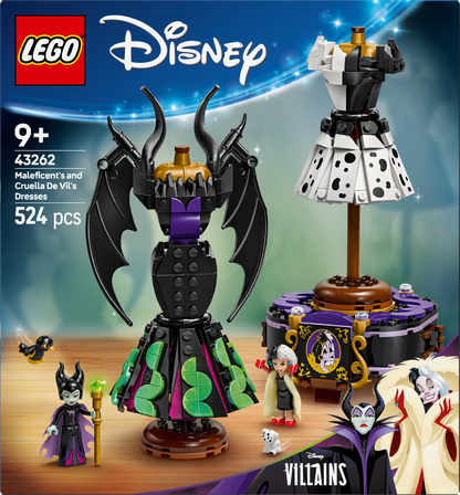 LEGO Maleficent and Cruella De Ville's dresses 43262 Disney