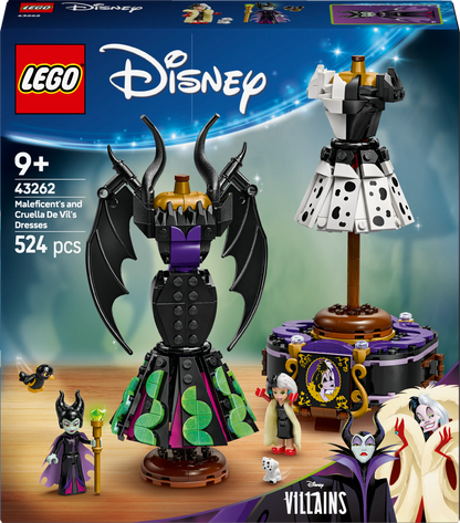 LEGO Maleficent and Cruella De Ville's dresses 43262 Disney