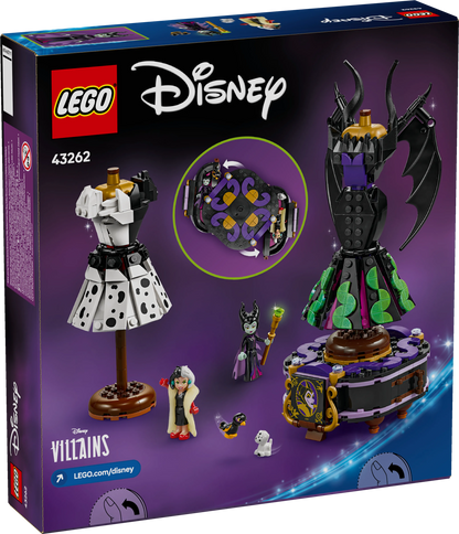 LEGO Maleficent and Cruella De Ville's dresses 43262 Disney