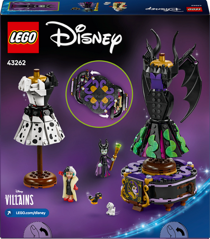 LEGO Maleficent and Cruella De Ville's dresses 43262 Disney