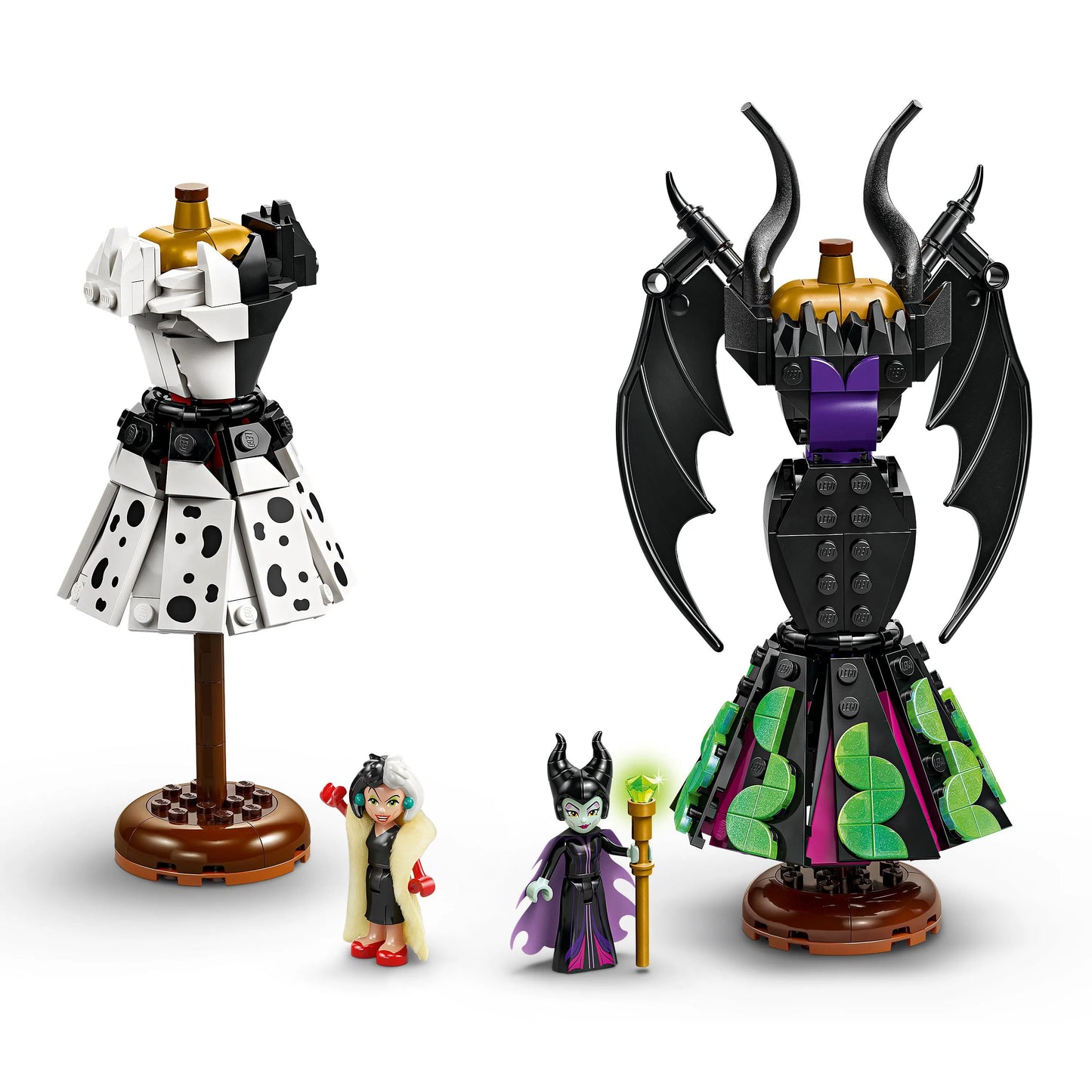 LEGO Maleficent and Cruella De Ville's dresses 43262 Disney