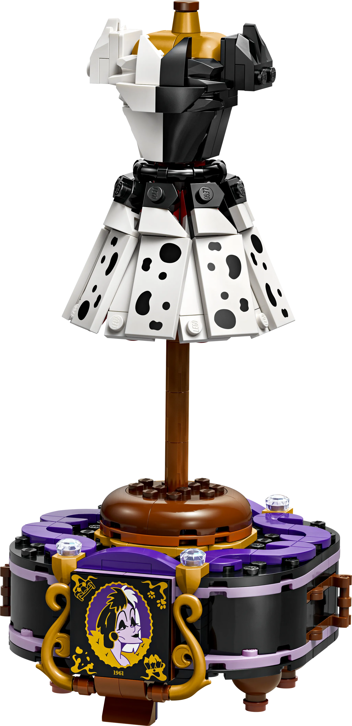 LEGO Maleficent and Cruella De Ville's dresses 43262 Disney