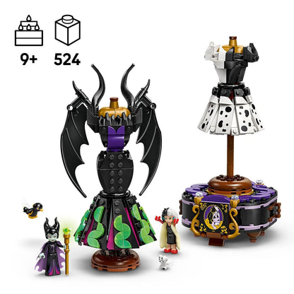 LEGO Maleficent and Cruella De Ville's dresses 43262 Disney
