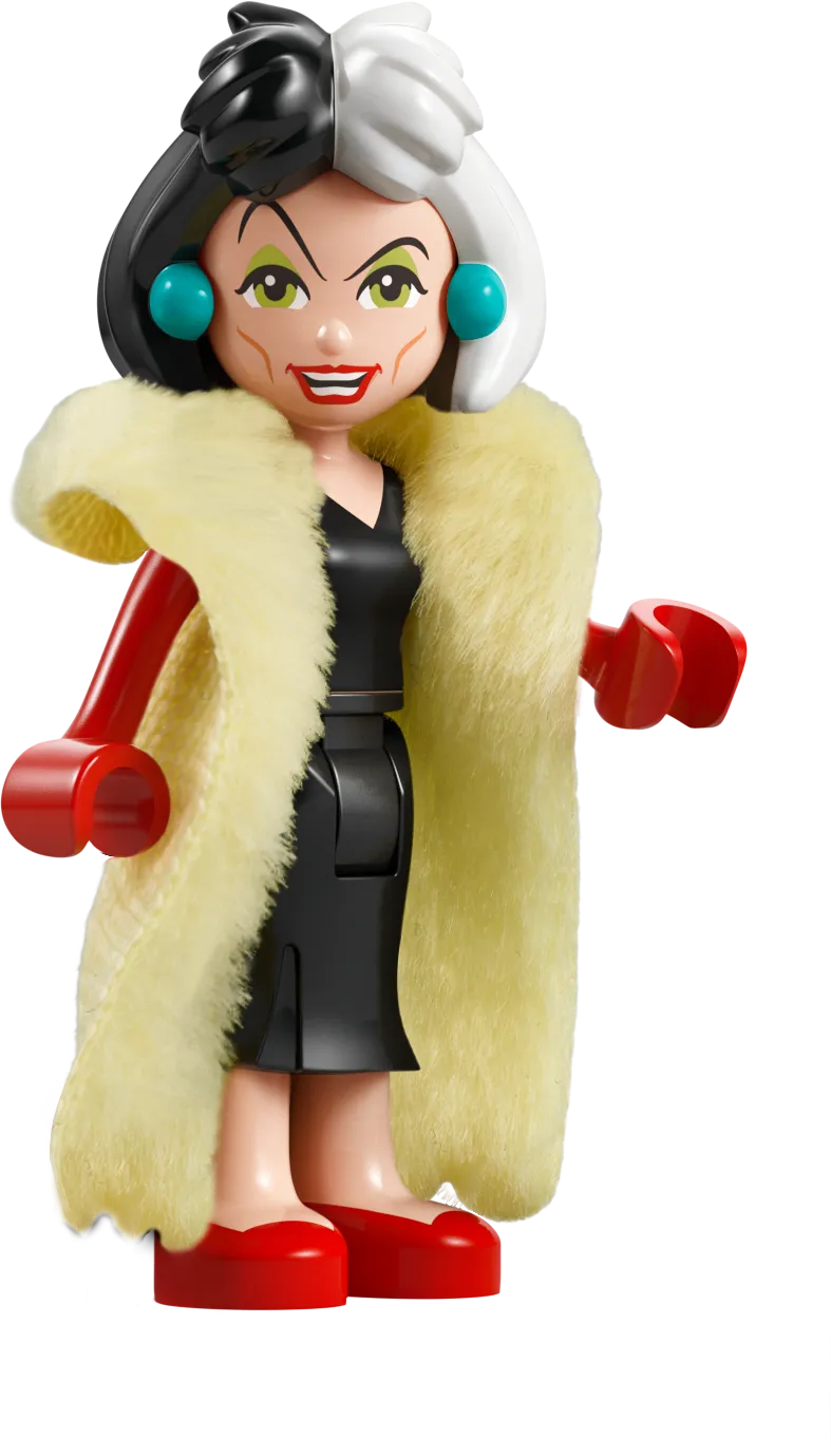 LEGO Maleficent and Cruella De Ville's dresses 43262 Disney