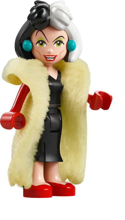 LEGO Maleficent and Cruella De Ville's dresses 43262 Disney