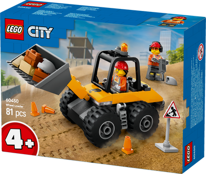 LEGO Yellow Wheel Loader Excavator 60450 City