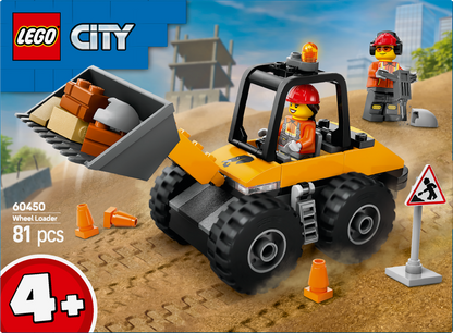 LEGO Yellow Wheel Loader Excavator 60450 City