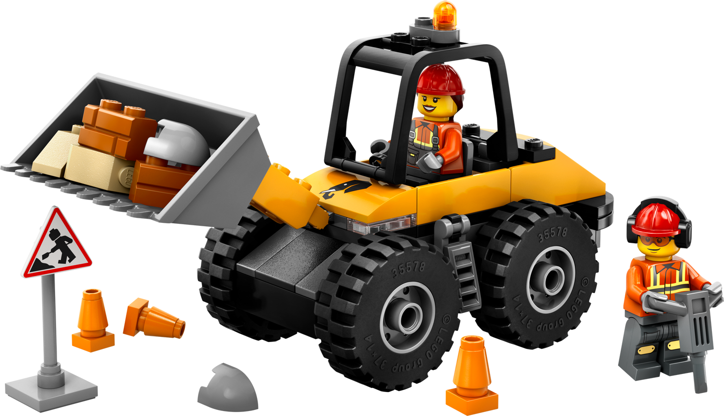 LEGO Yellow Wheel Loader Excavator 60450 City