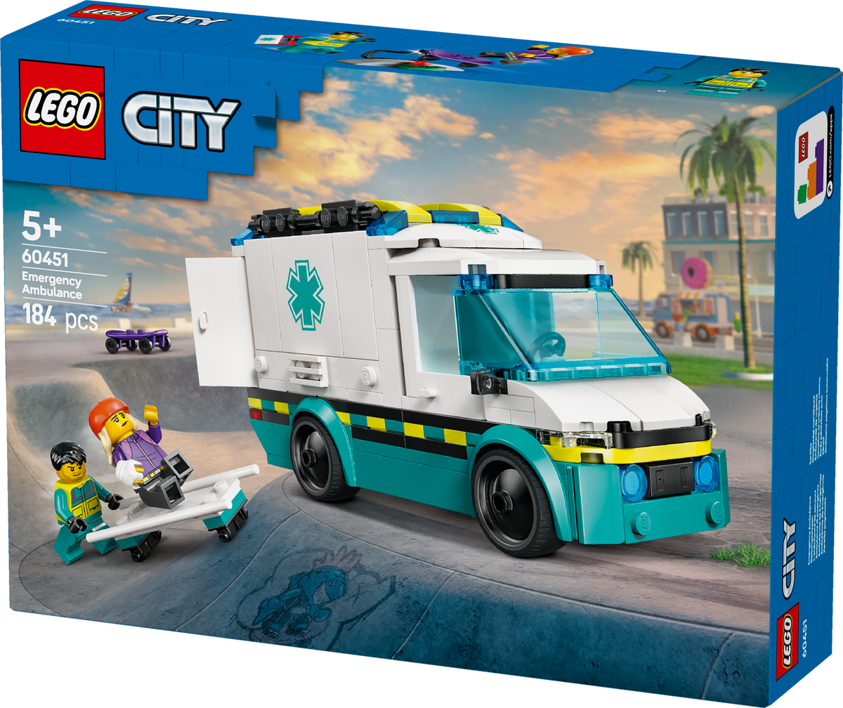 LEGO Ambulance with Brothers 60451 City