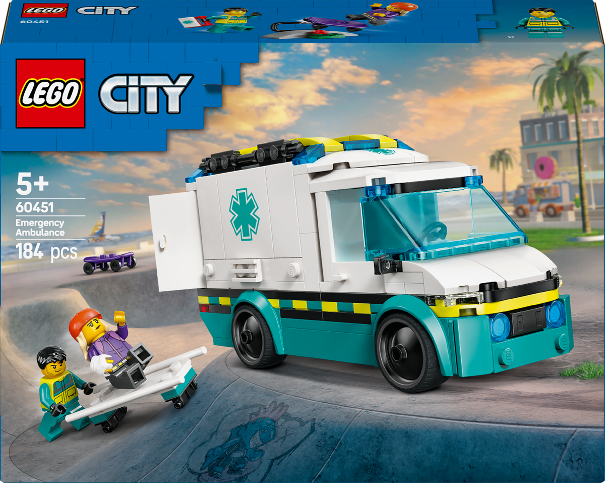 LEGO Ambulance with Brothers 60451 City