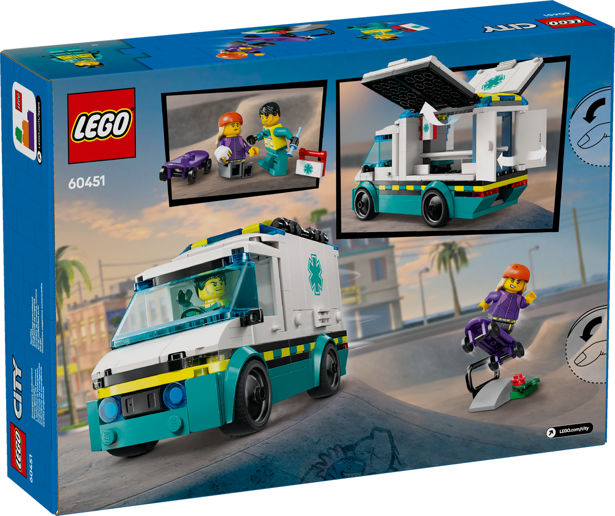 LEGO Ambulance with Brothers 60451 City
