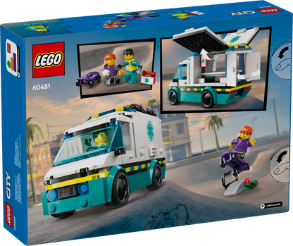 LEGO Ambulance with Brothers 60451 City