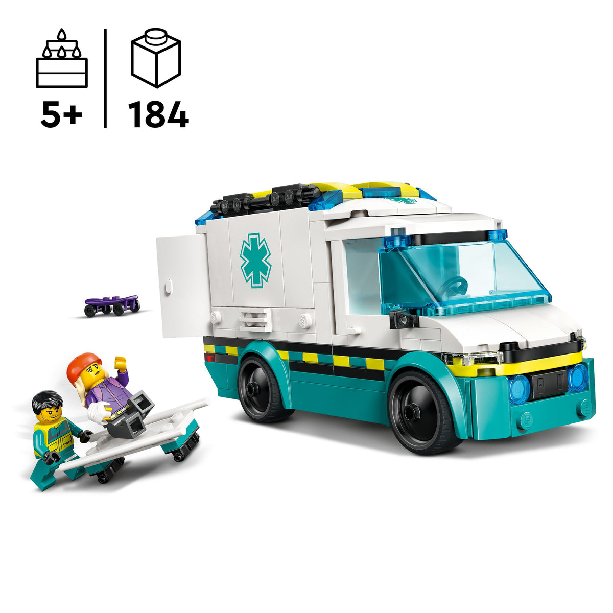LEGO Ambulance with Brothers 60451 City