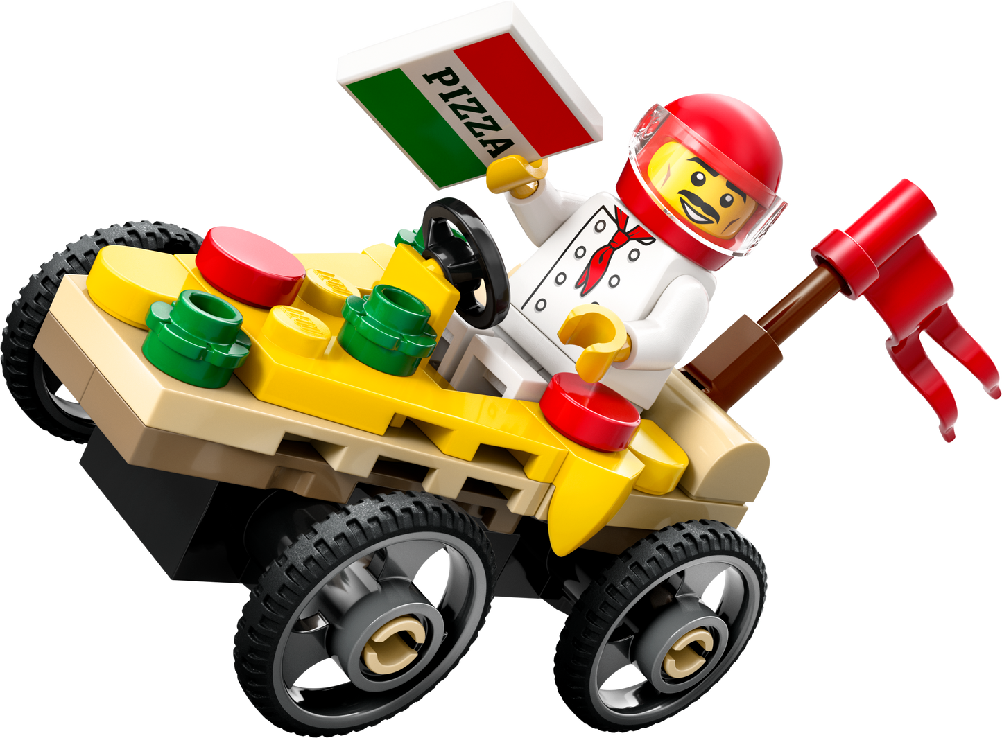 LEGO Race Car Package: Pizza Van vs Fire Truck 60458 City