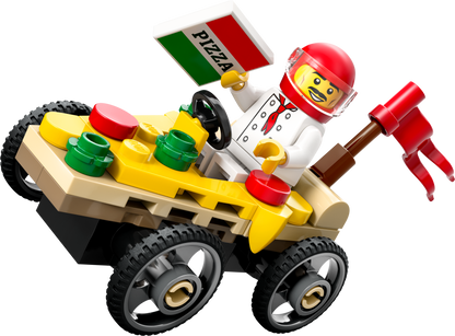 LEGO Race Car Package: Pizza Van vs Fire Truck 60458 City
