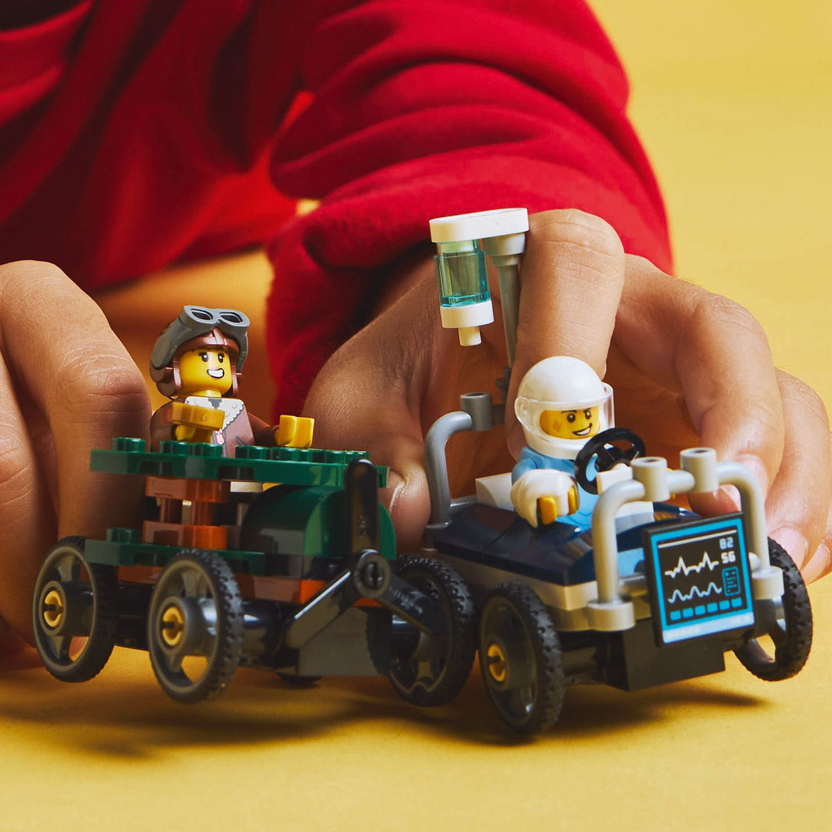 LEGO Race Car Pack: Plane vs Hospital Bed 60459 City