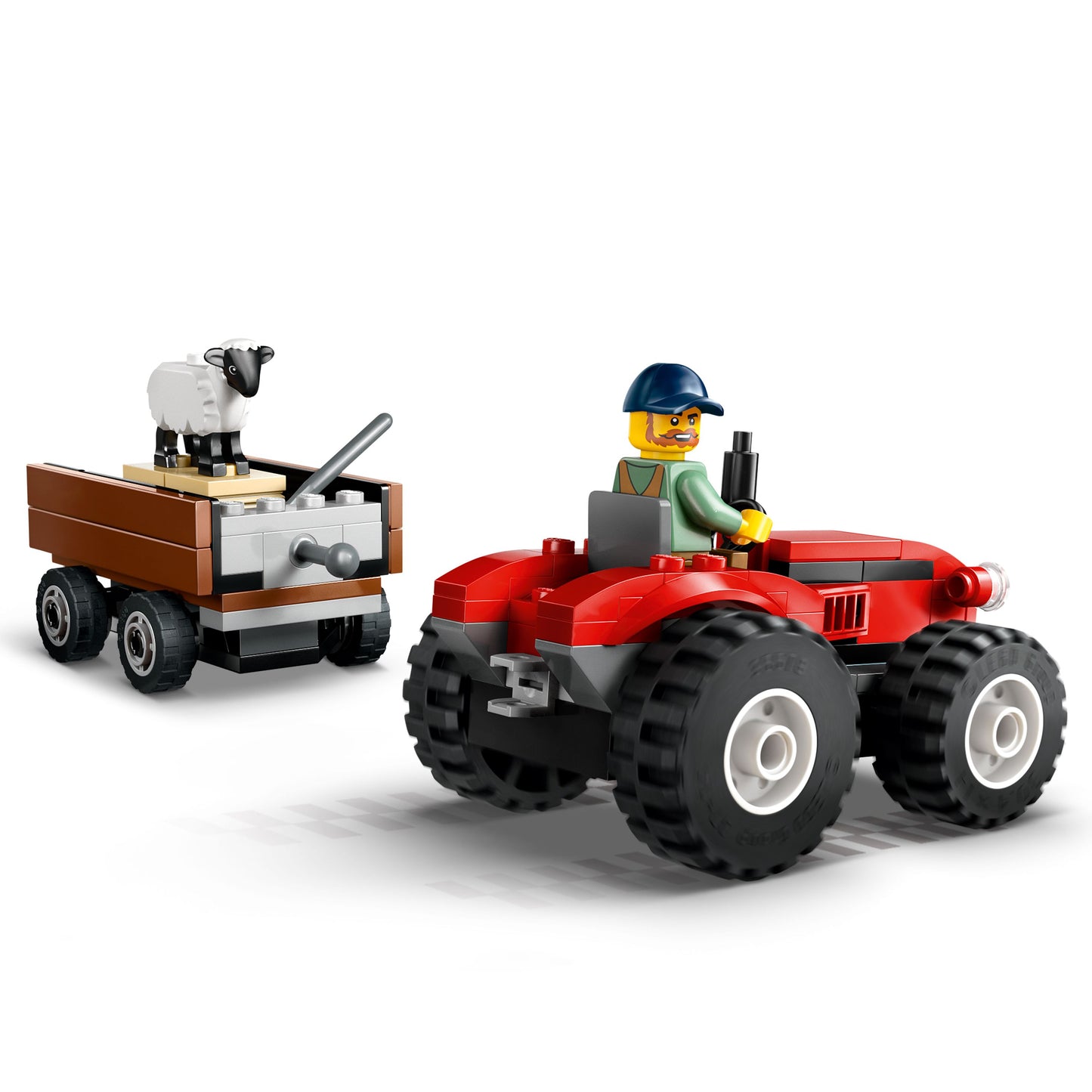 LEGO 60461 Red Farm Tractor with Trailer