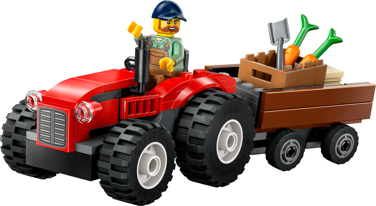 LEGO 60461 Red Farm Tractor with Trailer