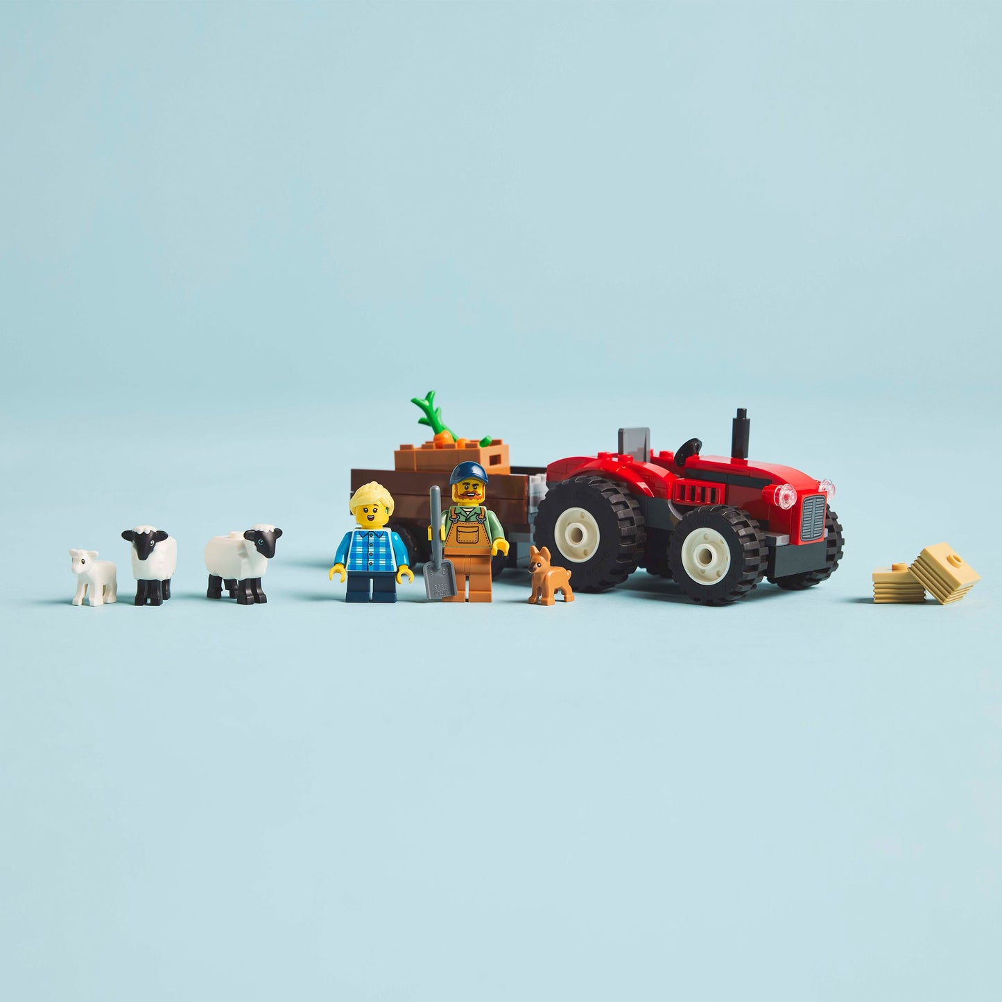 LEGO 60461 Red Farm Tractor with Trailer