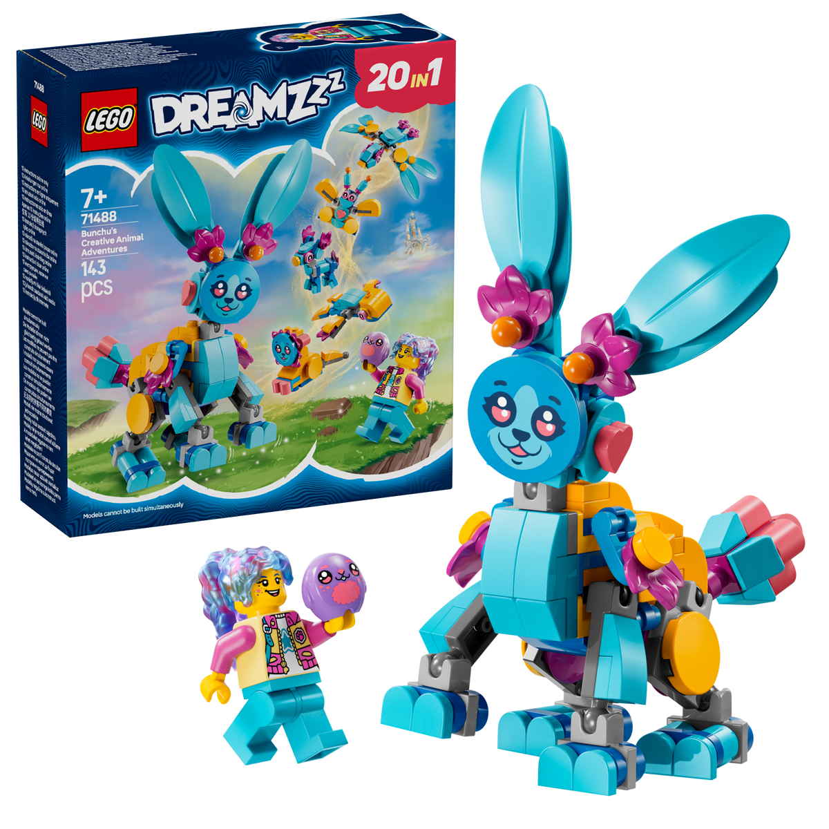 LEGO Bunchu'c creatieve dierenavonturen 71488 Dreamzzz