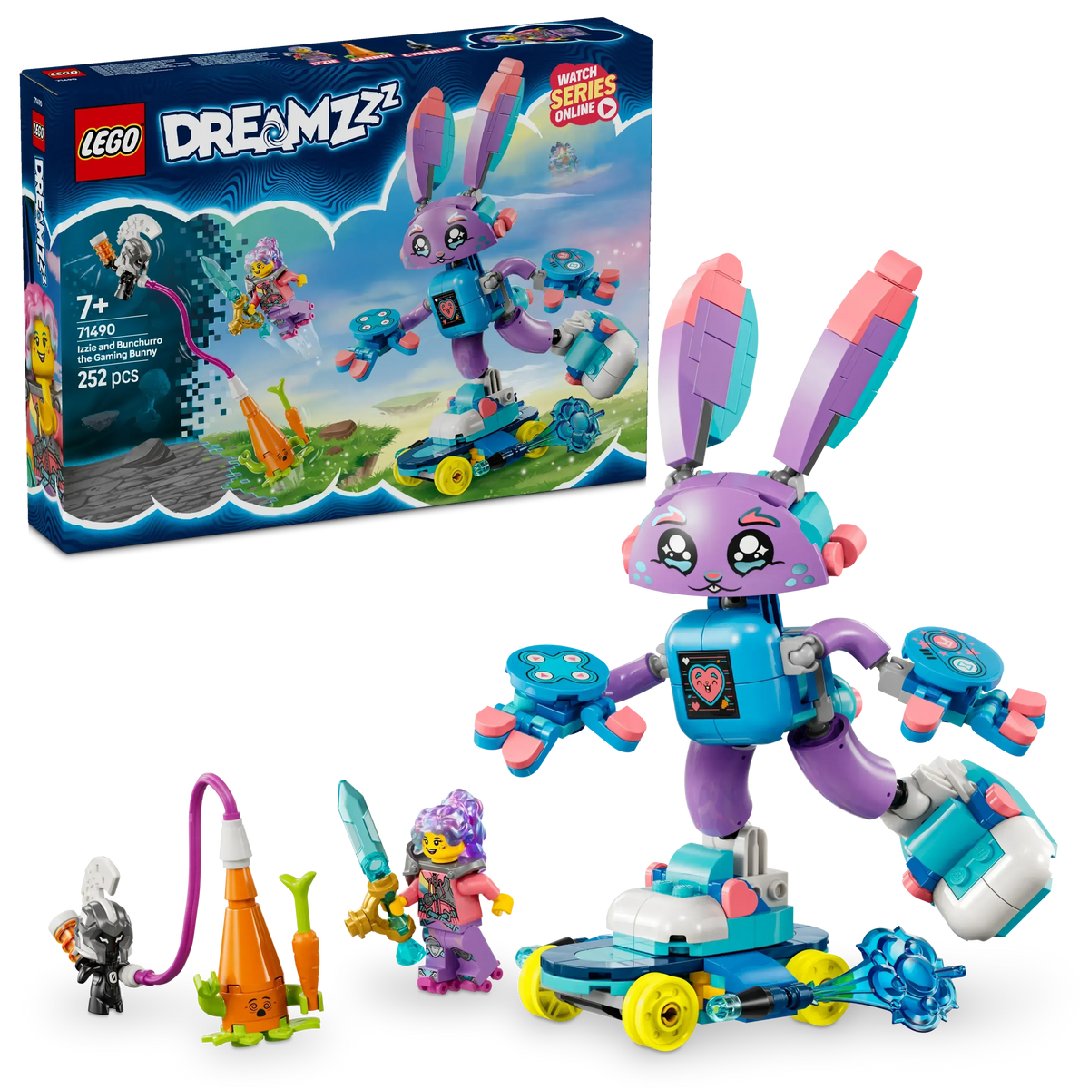 LEGO Izzie and Bunchu Rro the gaming bunny 71490 Dreamzzz