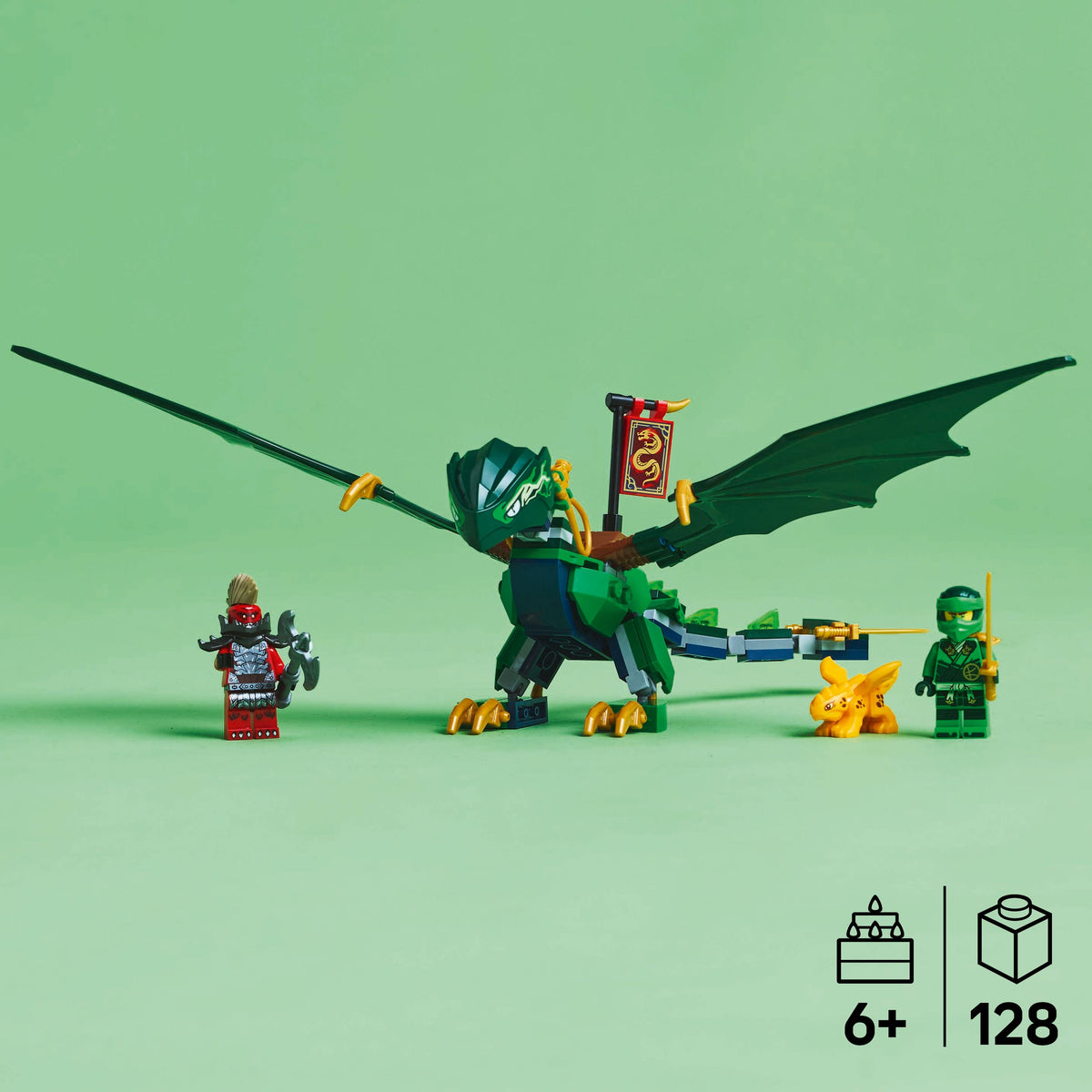 LEGO Lloyd Green Forest Dragon 71829 Ninjago
