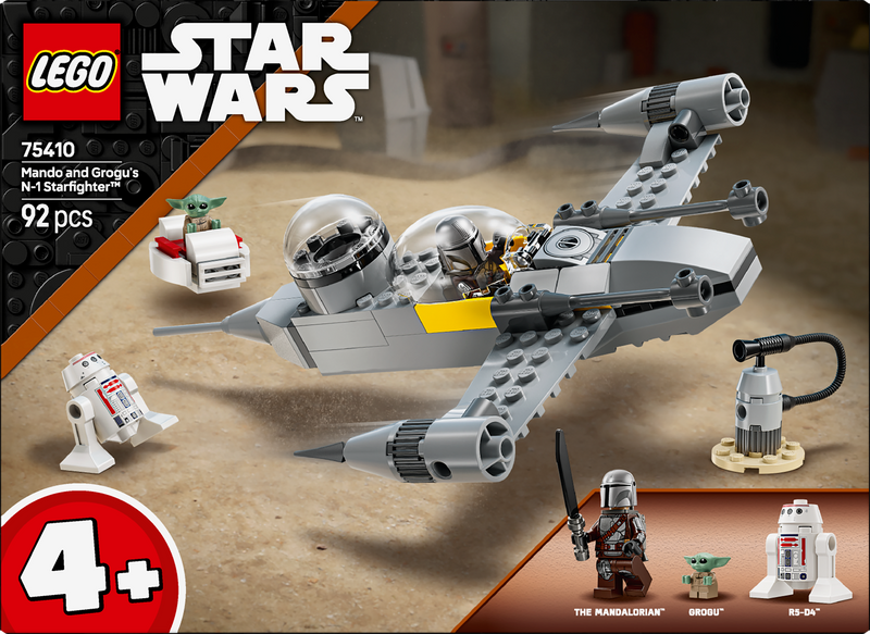 LEGO Mando and Grogu's N-1 Starfighter 75410 Star Wars
