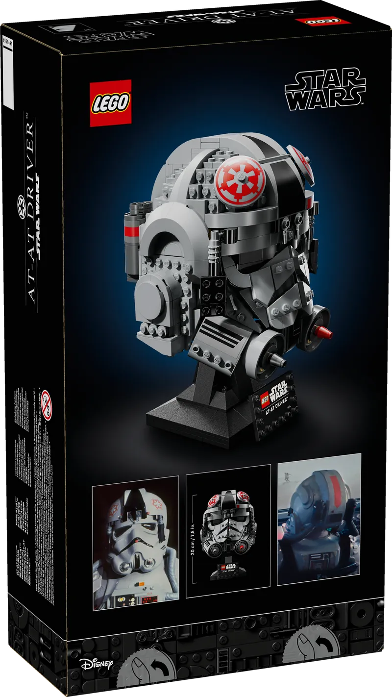 LEGO AT-AT Driver Helmet 75429 StarWars