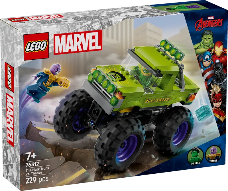 LEGO The Hulk Truck vs. Thanos 76312 Superheroes