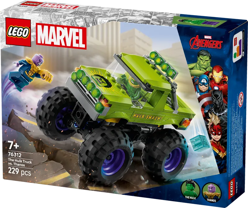 LEGO The Hulk Truck vs. Thanos 76312 Superheroes