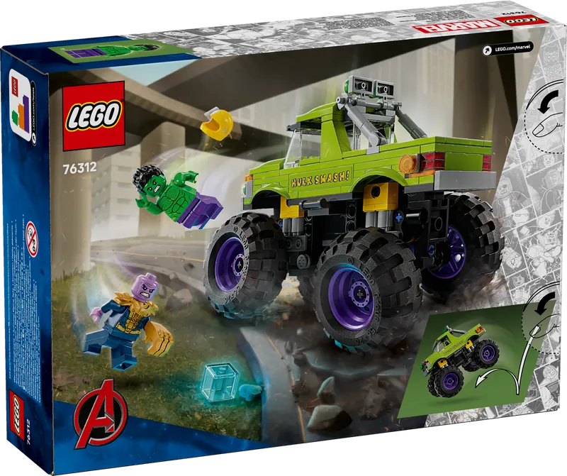 LEGO The Hulk Truck vs. Thanos 76312 Superheroes