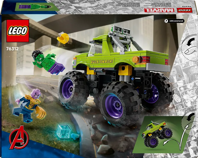 LEGO The Hulk Truck vs. Thanos 76312 Superheroes