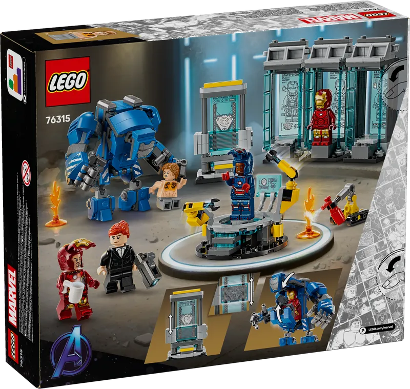 LEGO Iron Man's Laboratory: Armor Room 76315 Superheroes