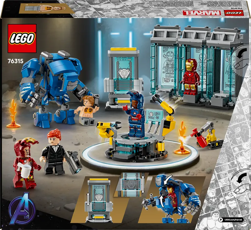 LEGO Iron Man's Laboratory: Armor Room 76315 Superheroes