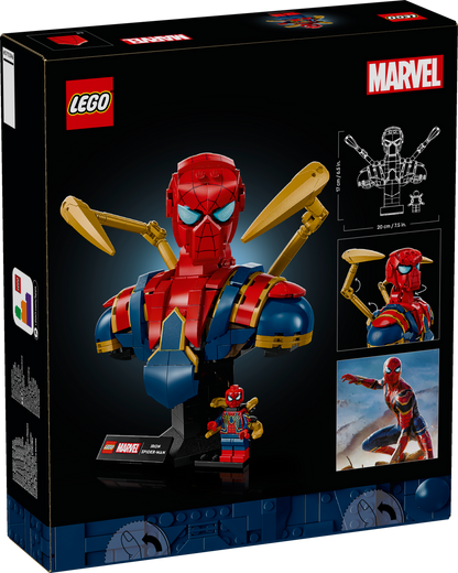 LEGO Iron Spider-Man bust 76326 Superheroes