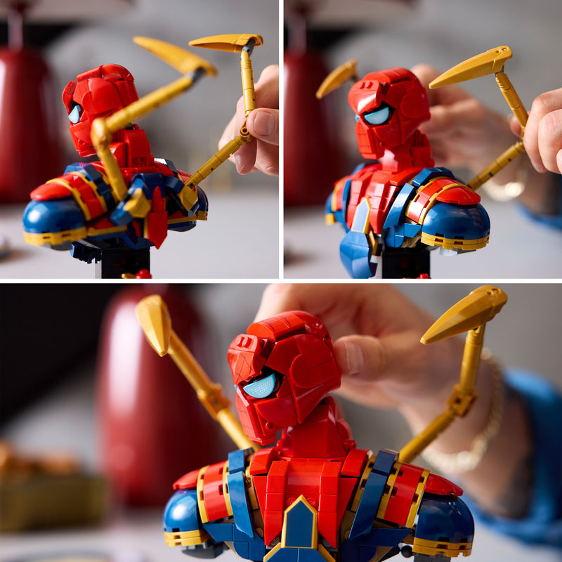 LEGO Iron Spider-Man buste 76326 Superheroes