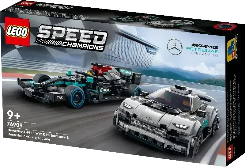 LEGO The Mercedes-AMG Formula 1 W12 E Performance & Mercedes-AMG Project One 76909 Speedchampions