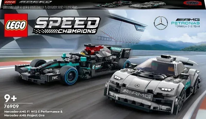 LEGO The Mercedes-AMG Formula 1 W12 E Performance & Mercedes-AMG Project One 76909 Speedchampions