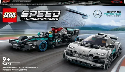 LEGO The Mercedes-AMG Formula 1 W12 E Performance & Mercedes-AMG Project One 76909 Speedchampions