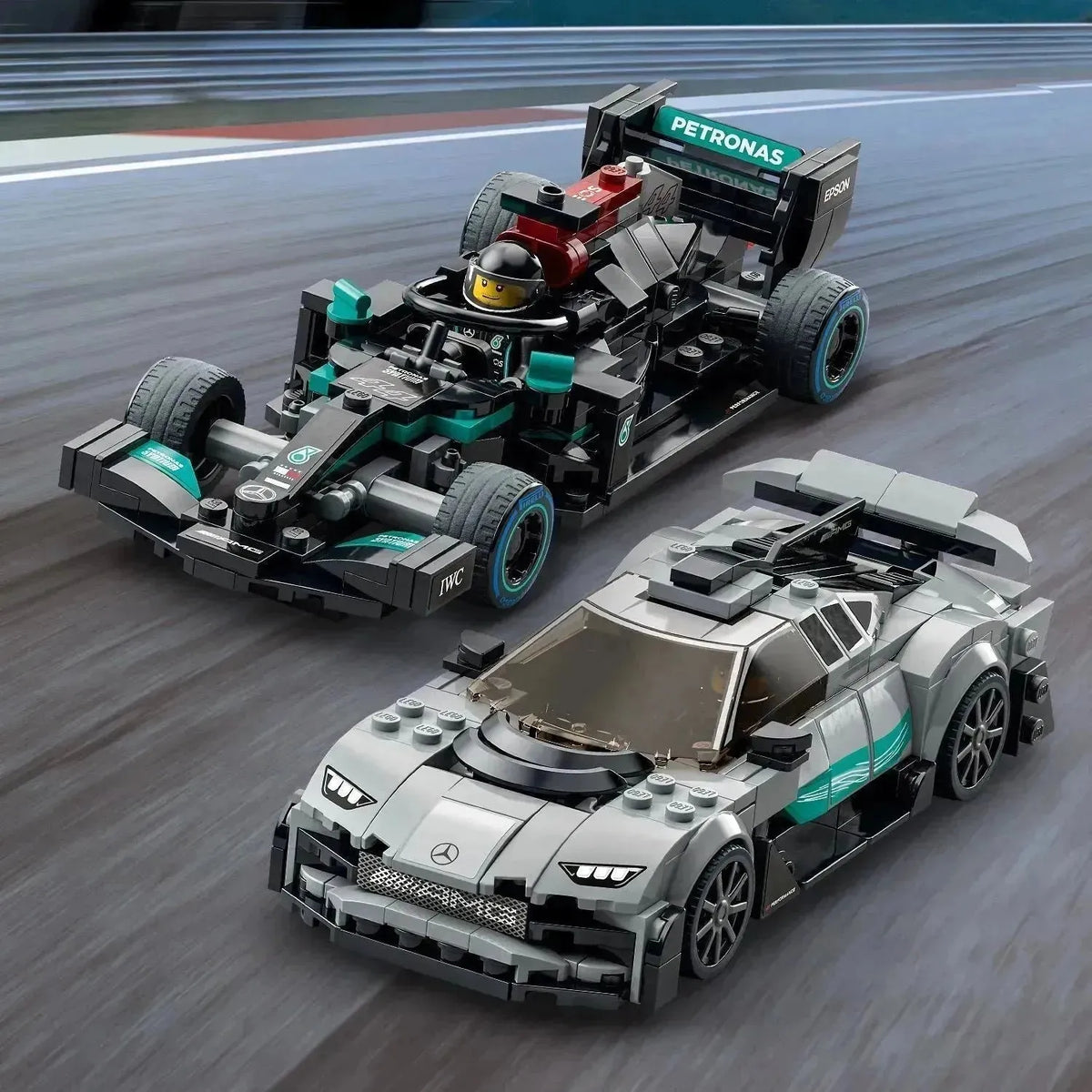 LEGO The Mercedes-AMG Formula 1 W12 E Performance & Mercedes-AMG Project One 76909 Speedchampions