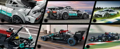 LEGO The Mercedes-AMG Formula 1 W12 E Performance & Mercedes-AMG Project One 76909 Speedchampions