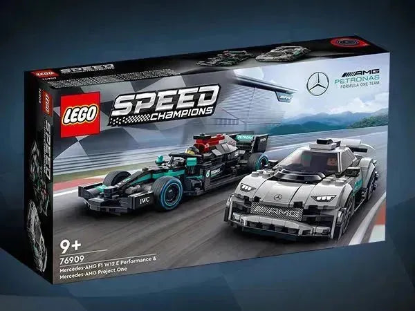 LEGO The Mercedes-AMG Formula 1 W12 E Performance & Mercedes-AMG Project One 76909 Speedchampions
